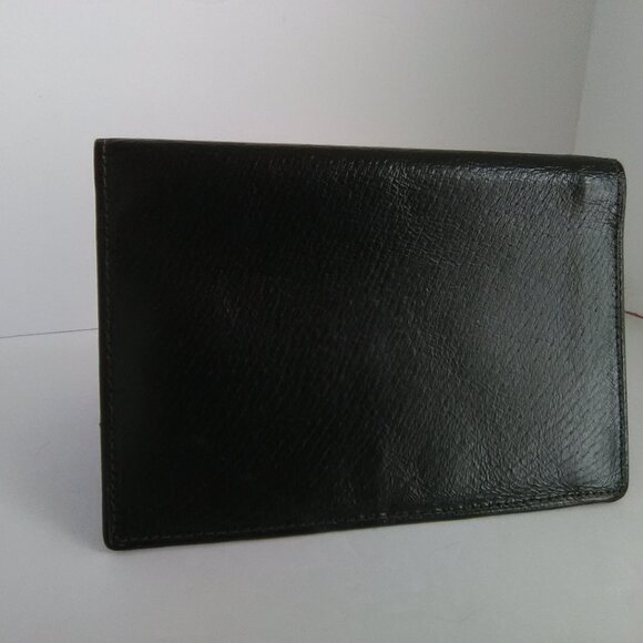 Men's Faux Leather Wallet Color Solid Color Black - Picture 5 of 8